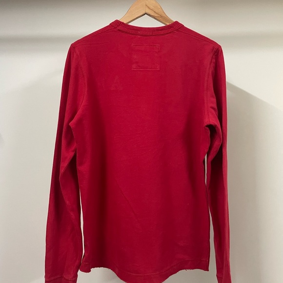 Abercrombie & Fitch Authentic Red A&F Sweatshirt for men’s & women’s - Picture 3 of 4